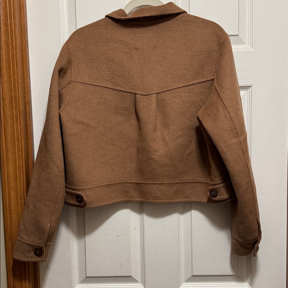 Trendy Tan Button-Up Jacket Rails - Picture 6 of 6